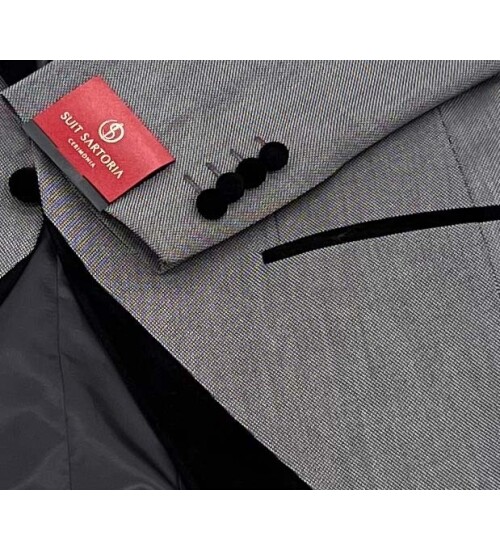 SUIT SARTORIA DARK GREY TUXEDO 5328