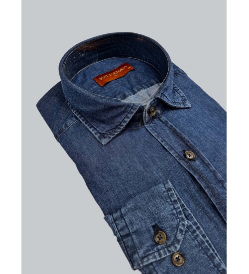 SUIT SARTORIA MAVİ JEAN GÖMLEK 6059