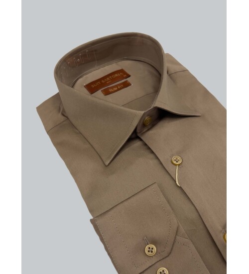 SUIT SARTORIA AÇIK KAHVERENGİ GÖMLEK 6058