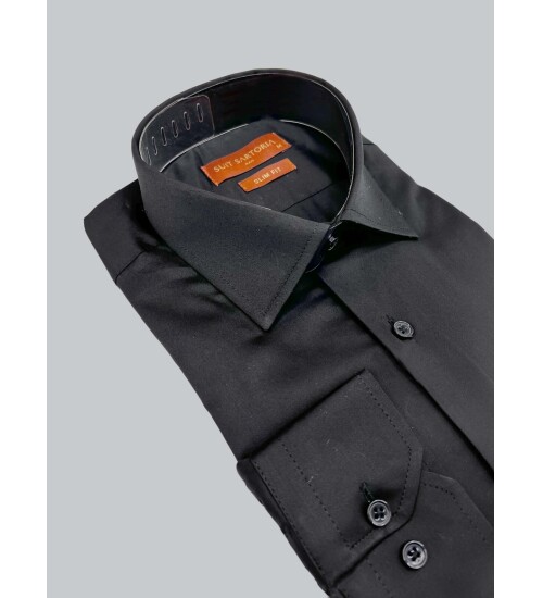 SUIT SARTORIA SİYAH GÖMLEK 6058