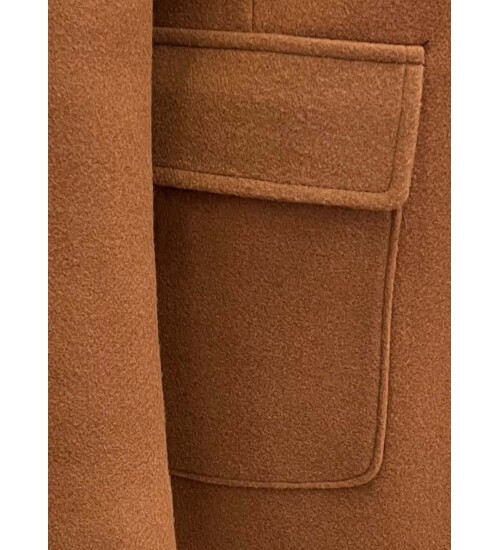 SUIT SARTORIA ÇIKARILABİLİR YAKA CAMEL KABAN 8082