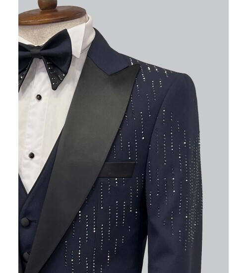 SUIT SARTORIA LACİVERT DAMATLIK 5514