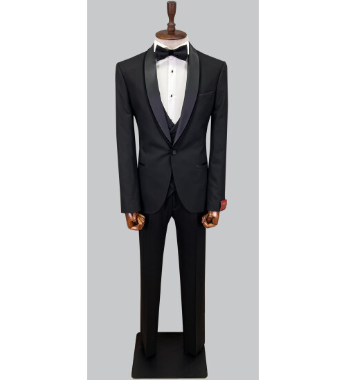 SUIT SARTORIA DAMATLIK SİYAH 5513
