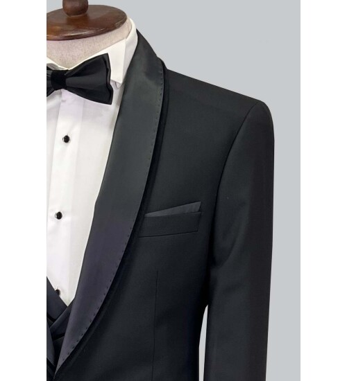 SUIT SARTORIA DAMATLIK SİYAH 5513