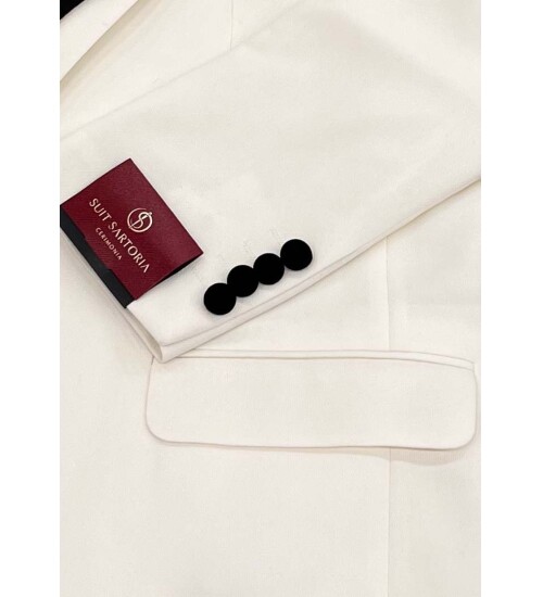 SUIT SARTORIA BEYAZ DAMATLIK 5064