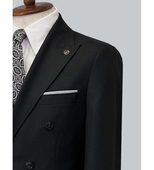 SUIT SARTORIA BLACK SUIT 2326