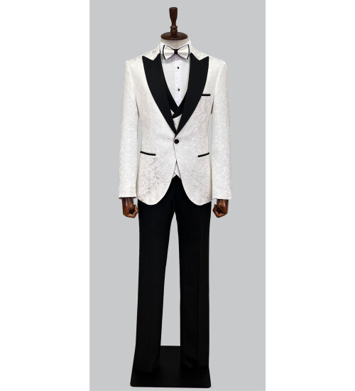 SUIT SARTORIA BEYAZ DAMATLIK 5498