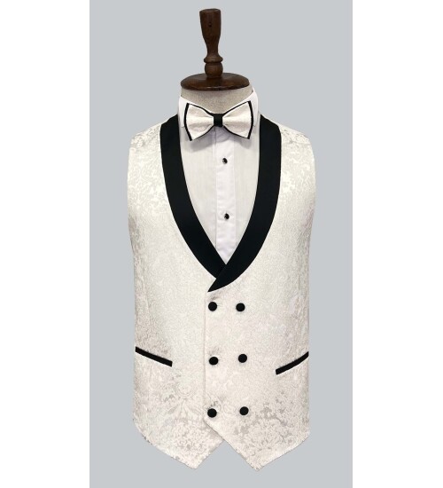 SUIT SARTORIA BEYAZ DAMATLIK 5498