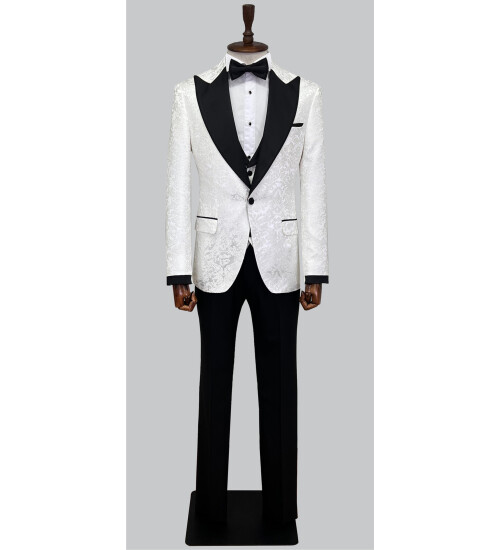 SUIT SARTORIA BEYAZ DAMATLIK 5497