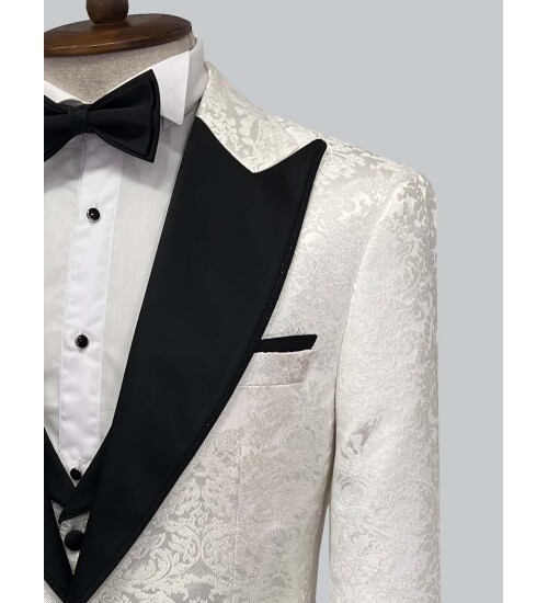 SUIT SARTORIA BEYAZ DAMATLIK 5497