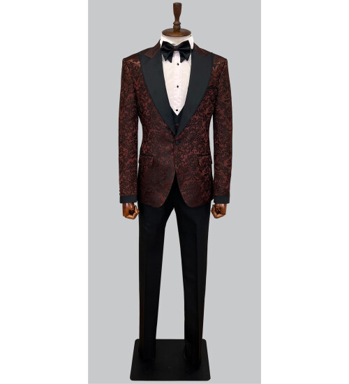 SUIT SARTORIA BROWN TUXEDO 5497