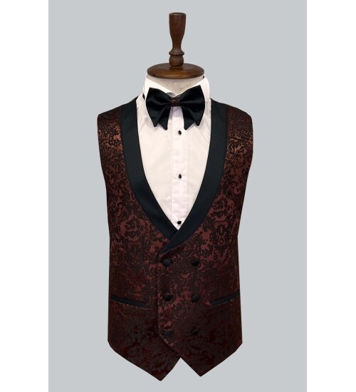 SUIT SARTORIA BROWN TUXEDO 5497