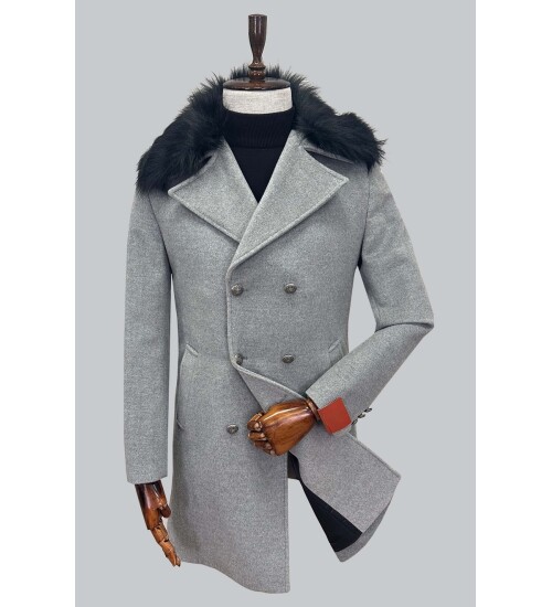 SUIT SARTORIA ÇIKMA YAKA GRİ KABAN 8090