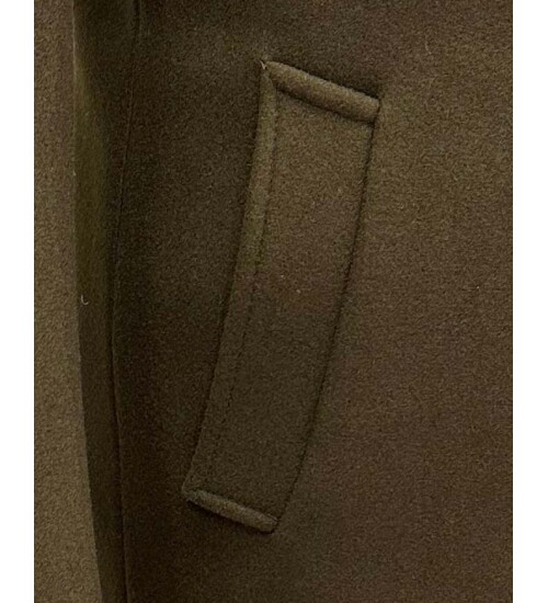 SUIT SARTORIA REMOVABLE COLLAR GREEN COAT 8090