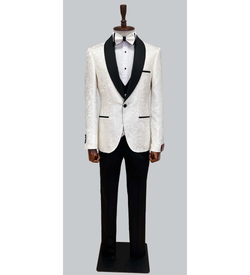 SUIT SARTORIA BEYAZ DAMATLIK 5496