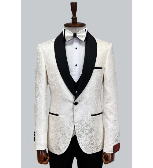 SUIT SARTORIA BEYAZ DAMATLIK 5496