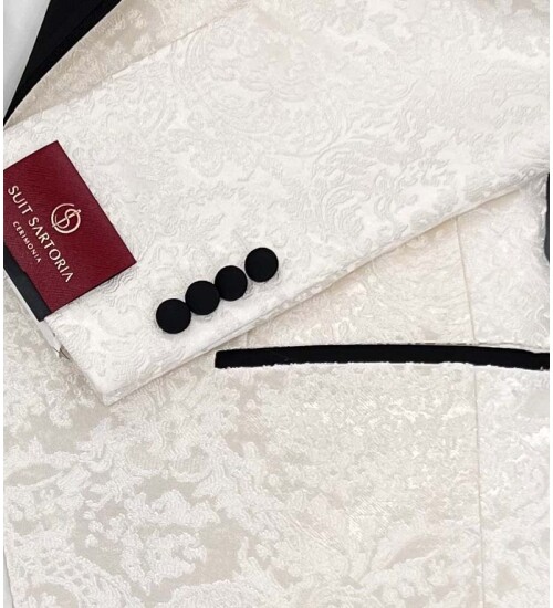 SUIT SARTORIA BEYAZ DAMATLIK 5496