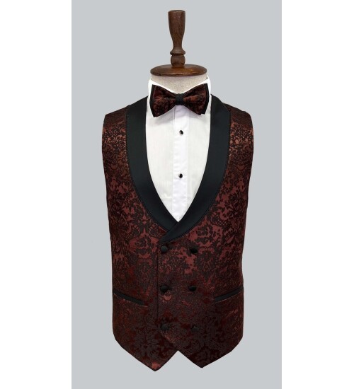 SUIT SARTORIA BROWN TUXEDO 5496