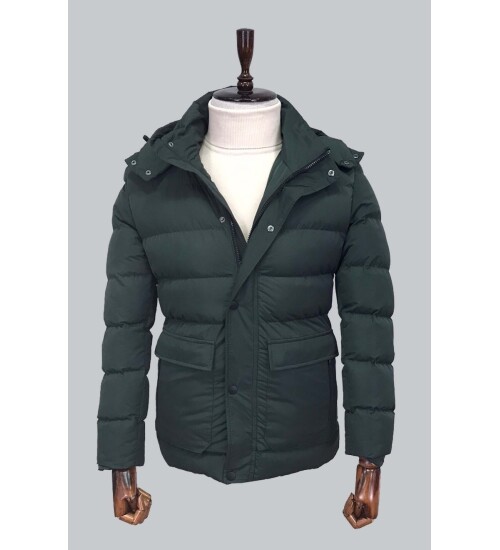 YEŞİL KAPİŞONLU MONT 8092
