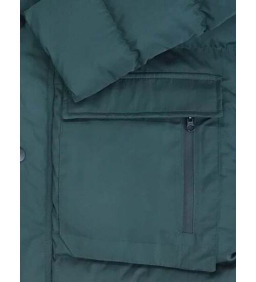 YEŞİL KAPİŞONLU MONT 8092