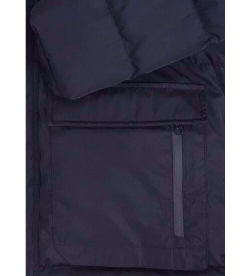 LACİVERT KAPİŞONLU MONT 8092