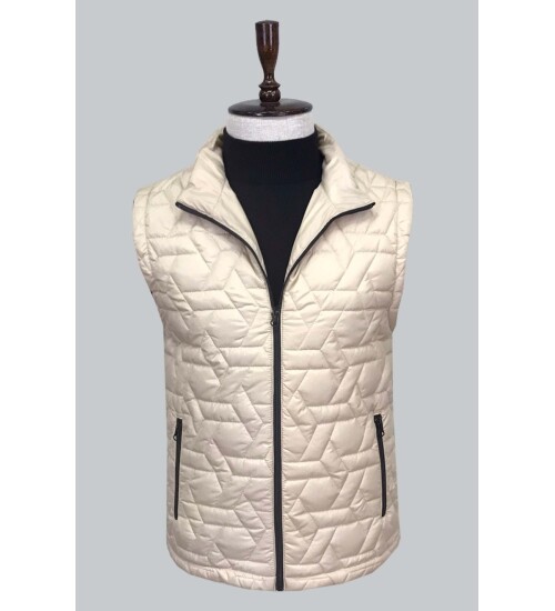 BEIGE VEST 8091