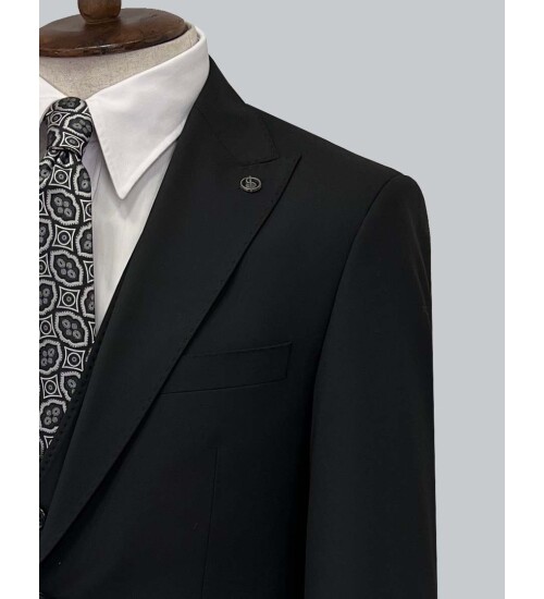 SUIT SARTORIA BLACK SUIT 2320