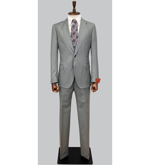 SUIT SARTORIA GREY WOOL SUIT 2317