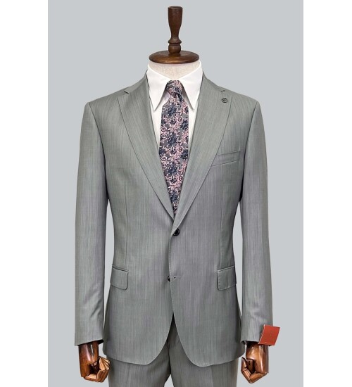 SUIT SARTORIA GREY WOOL SUIT 2317