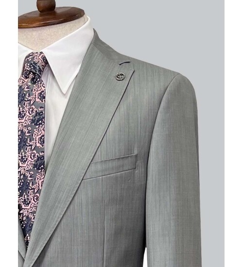 SUIT SARTORIA GREY WOOL SUIT 2317