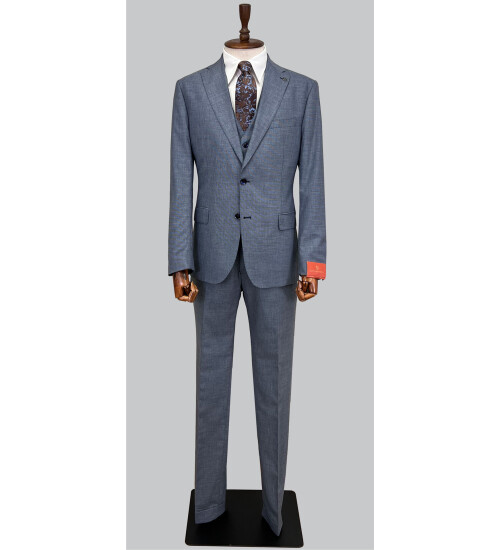 SUIT SARTORIA BLUE WOOL SUIT 2300