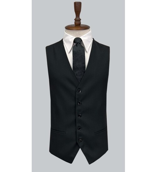 SUIT SARTORIA BLACK WOOL SUIT 2300
