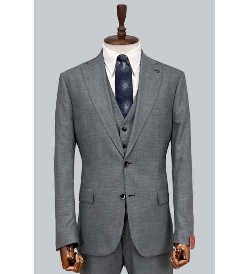 SUIT SARTORIA GREY WOOL SUIT 2300