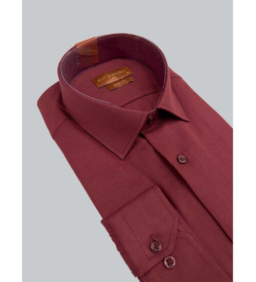 SUIT SARTORIA BORDO GÖMLEK 6052