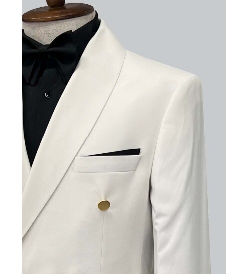SUIT SARTORIA BEYAZ DAMATLIK 5454