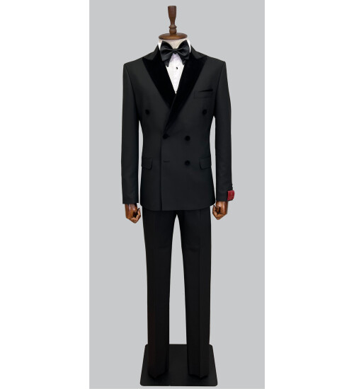 SUIT SARTORIA BLACK TUXEDO 5444