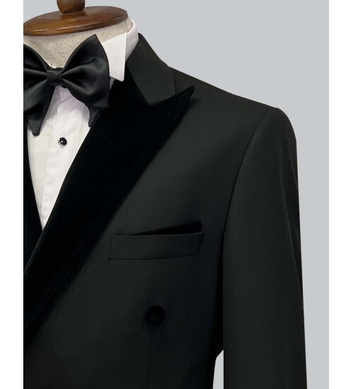 SUIT SARTORIA BLACK TUXEDO 5444