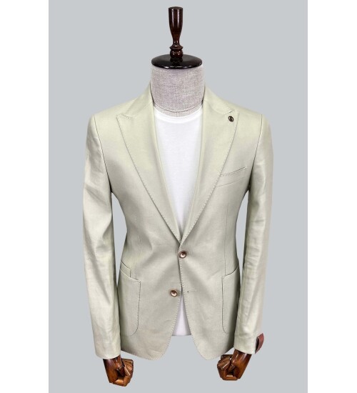 SUIT SARTORIA KETEN YEŞİL CEKET 4283
