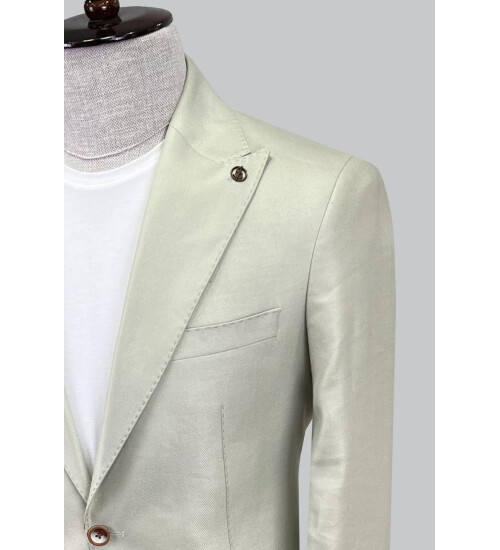 SUIT SARTORIA KETEN YEŞİL CEKET 4283