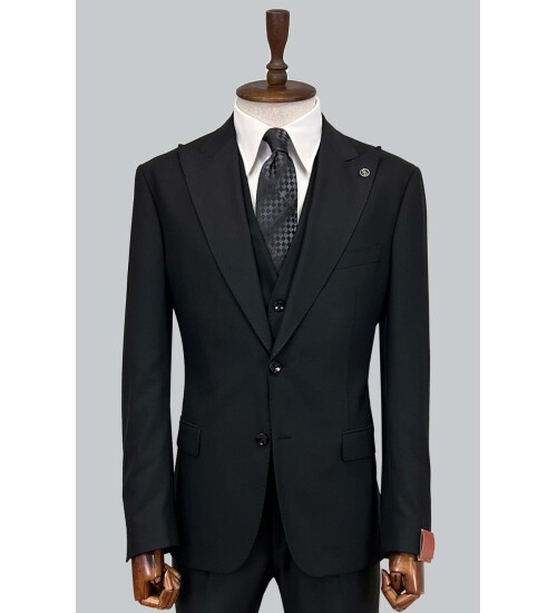 SUIT SARTORIA YÜNLÜ SİYAH TAKIM ELBİSE 2270