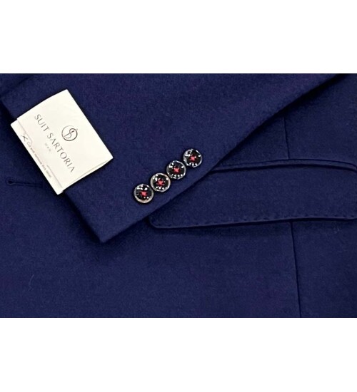 SUIT SARTORIA WOOL NAVY BLUE JACKET 4272