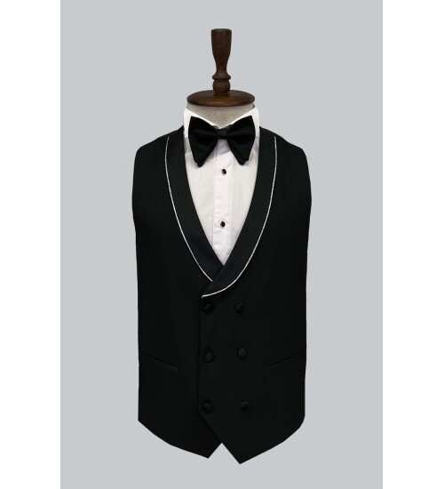 SUIT SARTORIA DAMATLIK SİYAH 5502