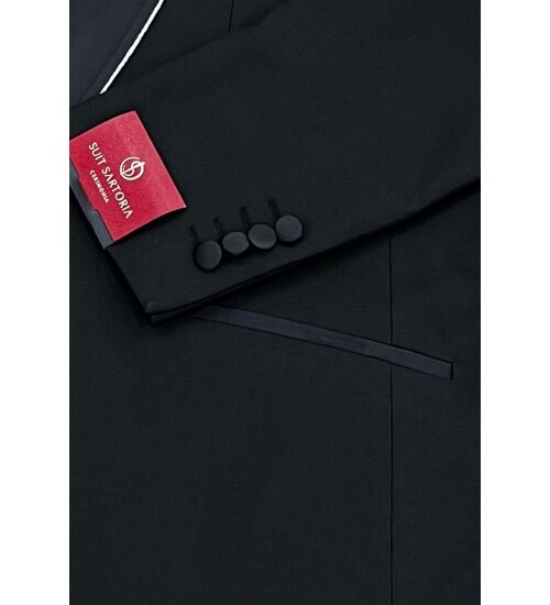 SUIT SARTORIA DAMATLIK SİYAH 5502