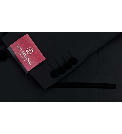 SUIT SARTORIA BLACK TUXEDO 5458