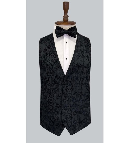 SUIT SARTORIA BLACK TUXEDO 5308