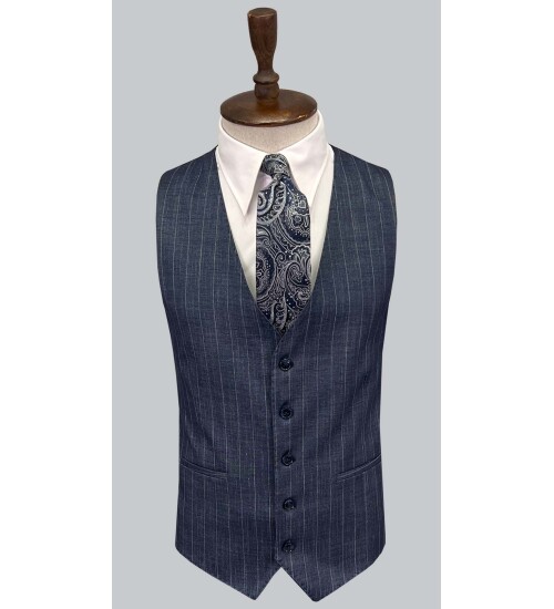 SUIT SARTORIA LACİVERT YELEKLİ TAKIM ELBİSE 2056