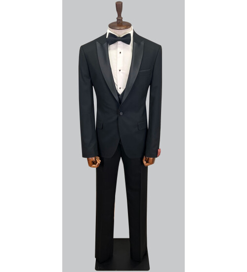 SUIT SARTORIA BLACK TUXEDO 5065
