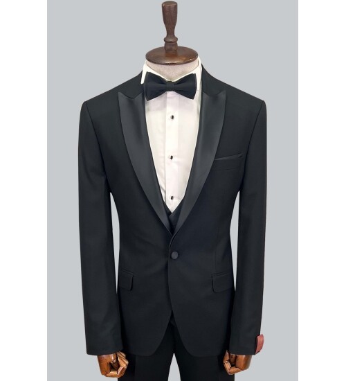 SUIT SARTORIA BLACK TUXEDO 5065