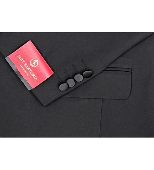 SUIT SARTORIA BLACK TUXEDO 5065