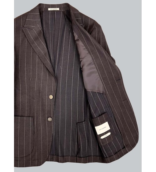SUIT SARTORIA ÇİZGİLİ KAHVERENGİ CEKET 4565